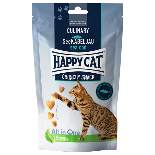 Happy Cat Culinary Crunchy Snack Lake Cod
