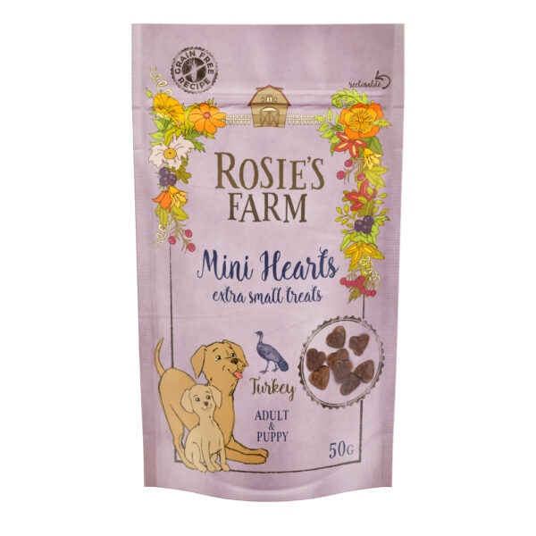 Rosie's Farm Puppy Snacks "Mini Hearts"