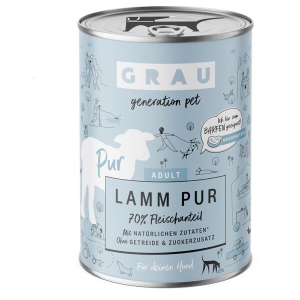Výhodné balení GRAU Krmivo pro psy 24 × 400