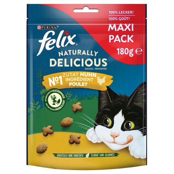Felix Naturally Delicious pamlsky pro kočky - kuřecí