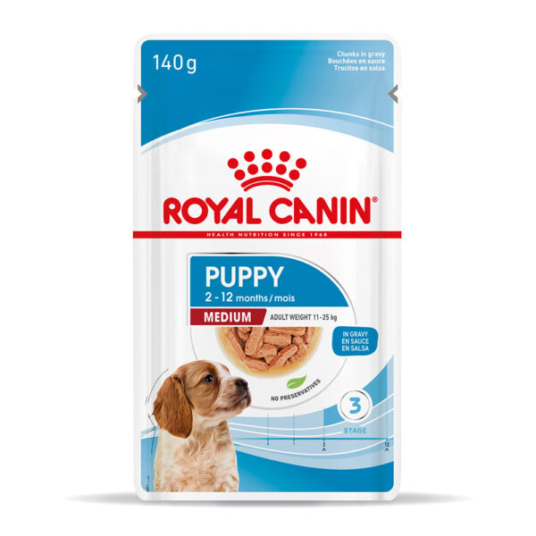 Royal Canin Medium Puppy - jako doplněk: mokré krmivo 20