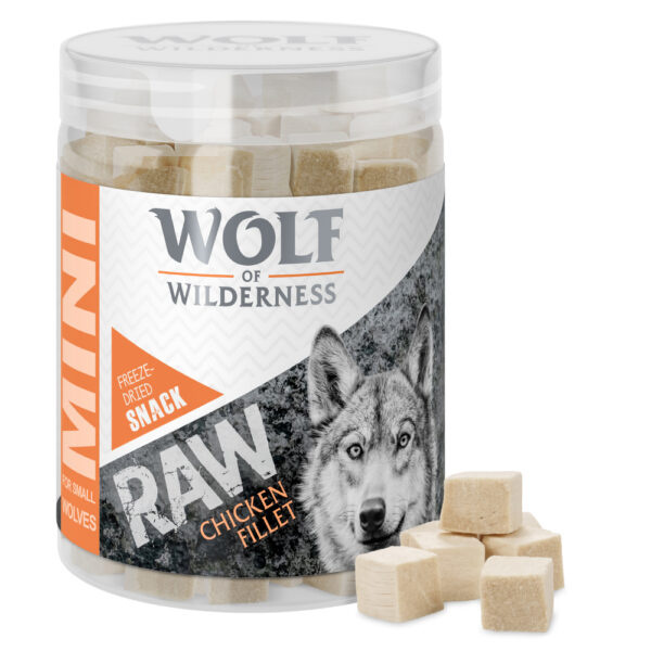 Wolf of Wilderness Mini RAW Snacks (sušené mrazem)