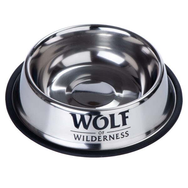 Wolf of Wilderness protiskluzová miska z nerezové oceli - Výhodná