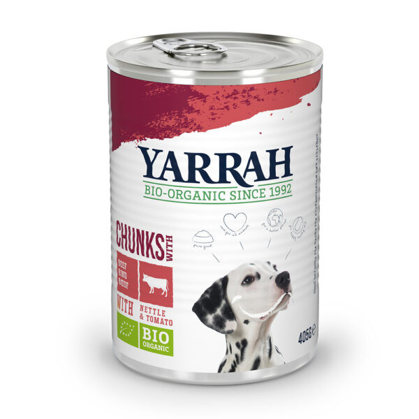 Yarrah Bio hovězí s bio kopřivou a bio