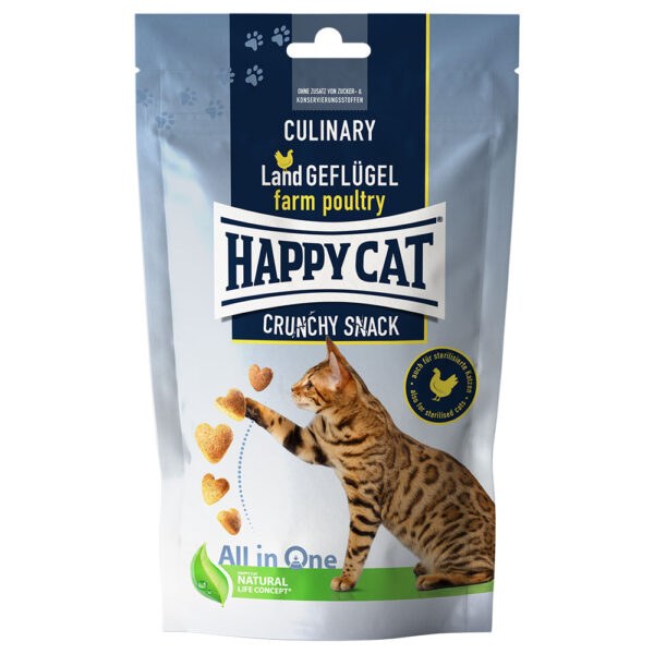 Happy Cat Culinary Crunchy Snack Country Poultry