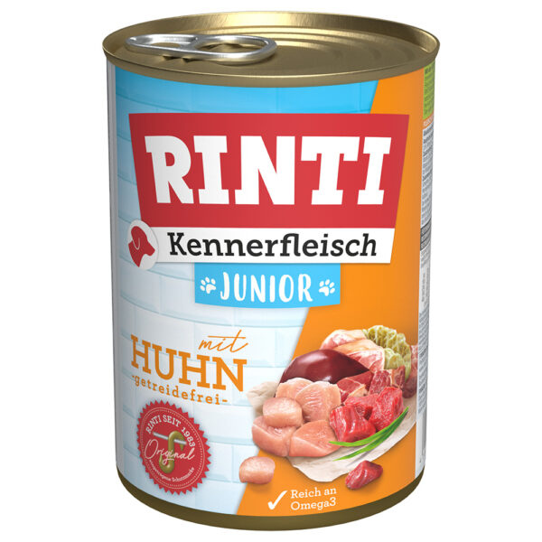 RINTI Kennerfleisch Junior 6 x 400 g / 24 x