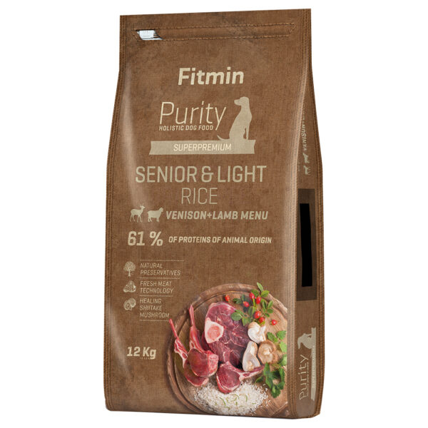 Fitmin dog Purity Rice Senior & Light Venison &