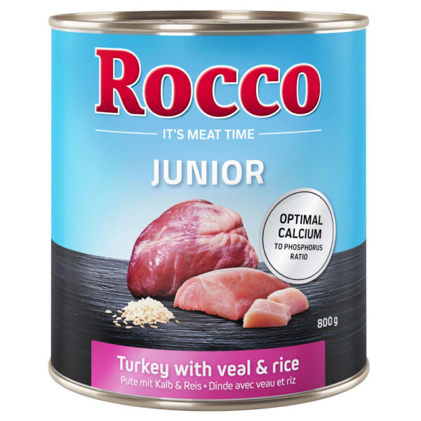 Rocco Junior 24 x 800 g - krůtí