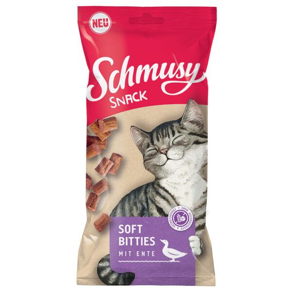 Schmusy Snack Soft Bitties - kachní