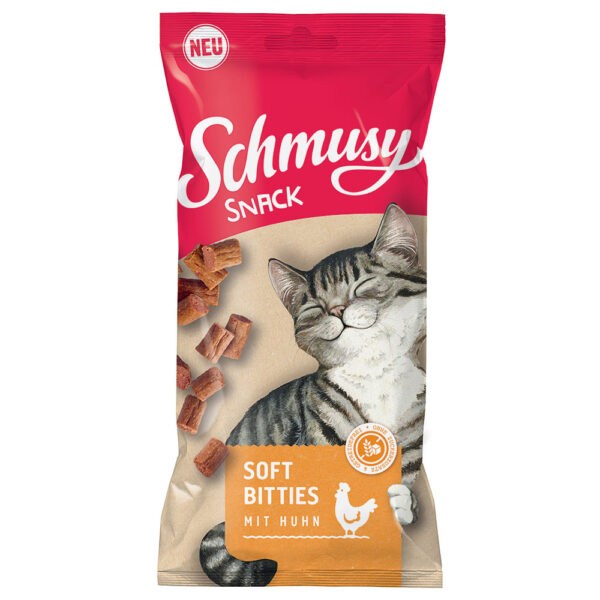 Schmusy Snack Soft Bitties - kuřecí