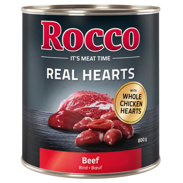 Výhodné balení: Rocco Real Hearts 24 x 800 g