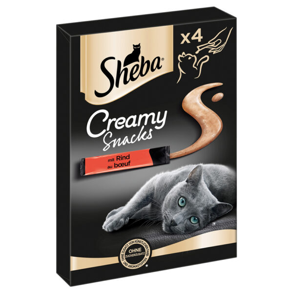 Sheba Creamy Snacks - Hovězí (4