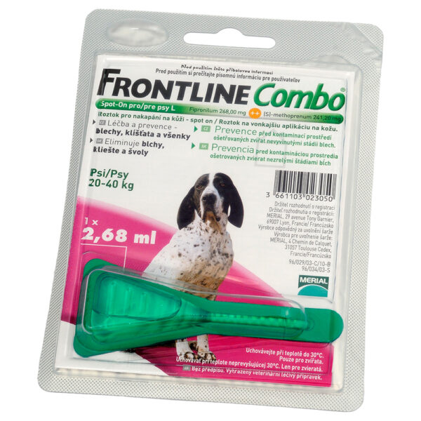 Frontline Combo Spot-On pro psy L roztok pro nakapání na