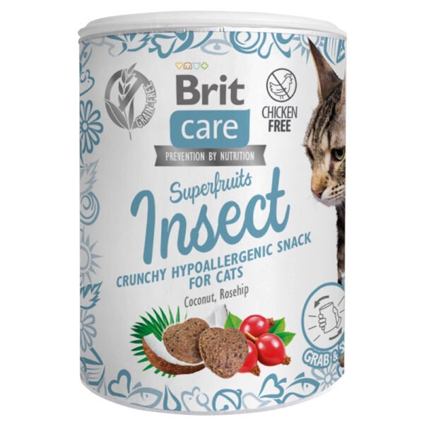Brit Care Cat Snack Superfruits & Insects