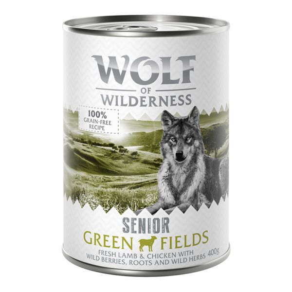Výhodné balení: Wolf of Wilderness Senior 12 x 400