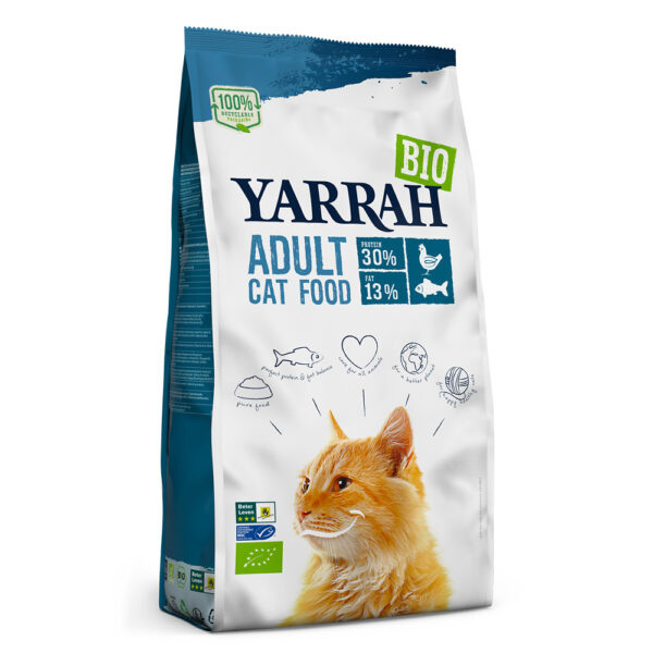Yarrah Bio krmivo pro kočky s rybou -