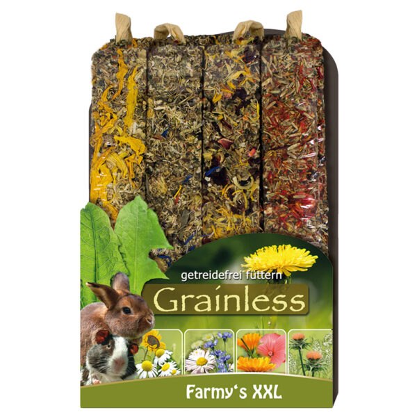 JR Farm Farmy's Grainless XXL tyčinky pro hlodavce