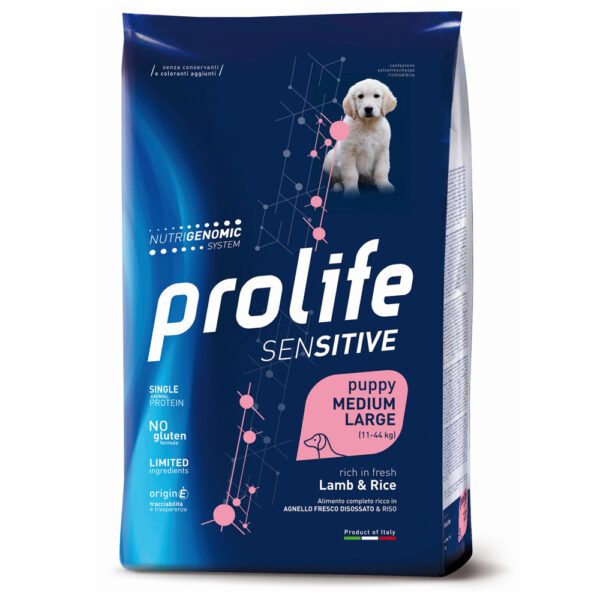 Prolife Dog Sensitive Puppy Medium/Large Lamb &