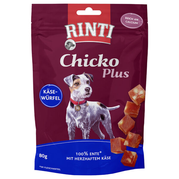 RINTI Chicko Plus kostky kachní a sýr
