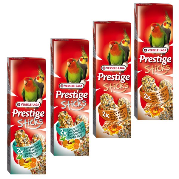 Míchané balení Versele-Laga Nature Sticks střední papoušci -