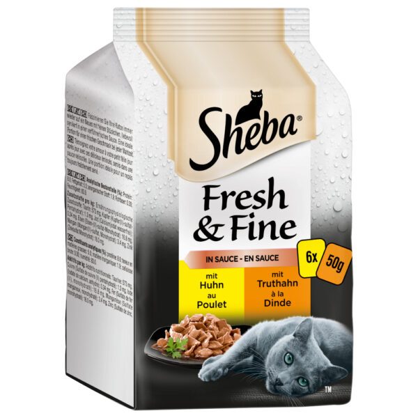 Sheba Fresh & Fine kapsičky 6 x 50 g