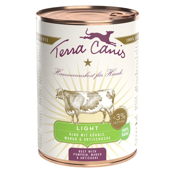 Terra Canis Light 6 x 400 g - Hovězí