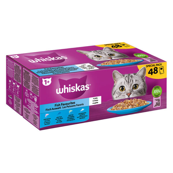 Whiskas kapsičky 144 x 85 / 100 g  - rybí výběr v