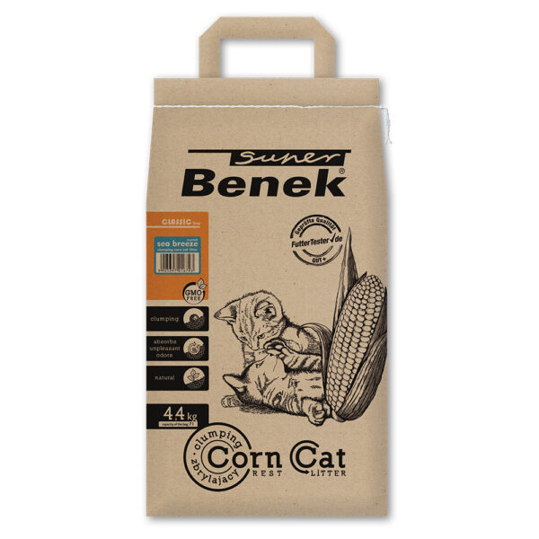 Benek Super Corn Cat mořský vánek -