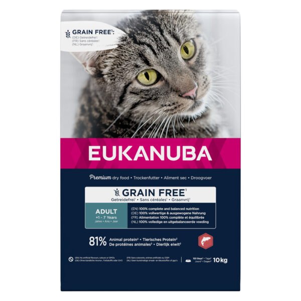 Eukanuba Adult Grain Free bohaté na lososa