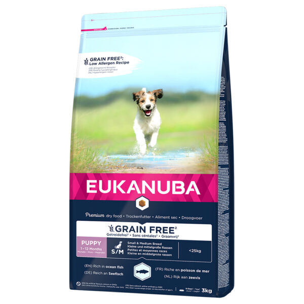 Eukanuba Puppy & Junior Small & Medium Grain Free