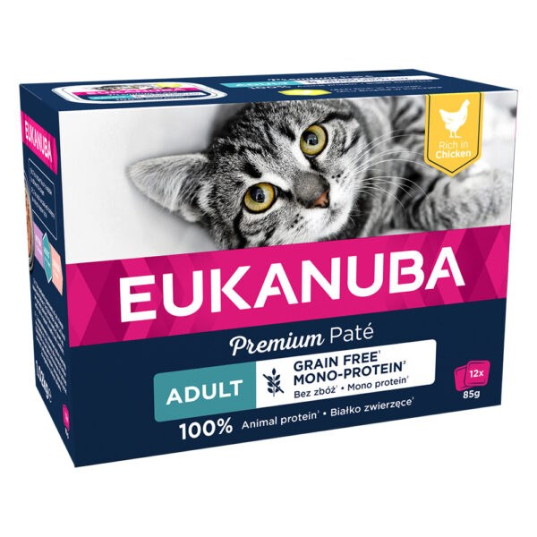 Výhodné balení Eukanuba Adult bez obilovin 24