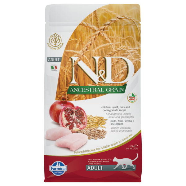 Farmina N&D Ancestral Grain Adult Chicken & Pomegranate -