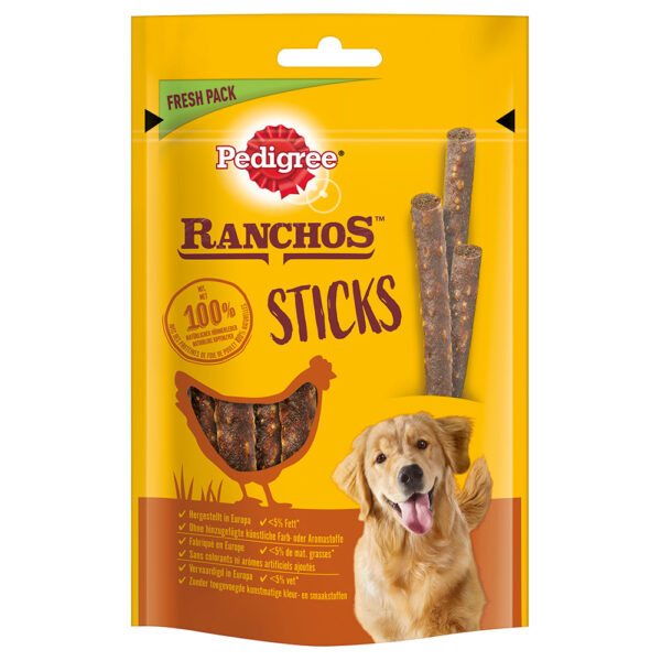 Pedigree Ranchos Sticks - výhodné balení: kuřecí
