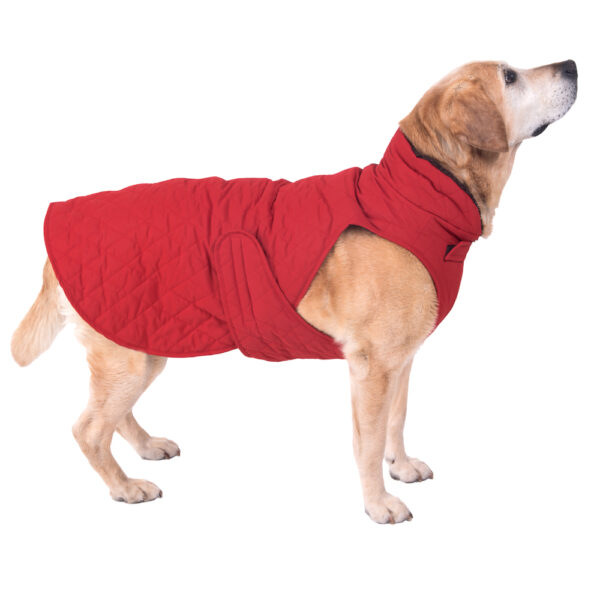 Prošívaný kabát pro psy - délka