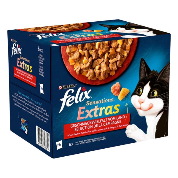 Felix "Sensations Extras" Pouches 24 x 85 g