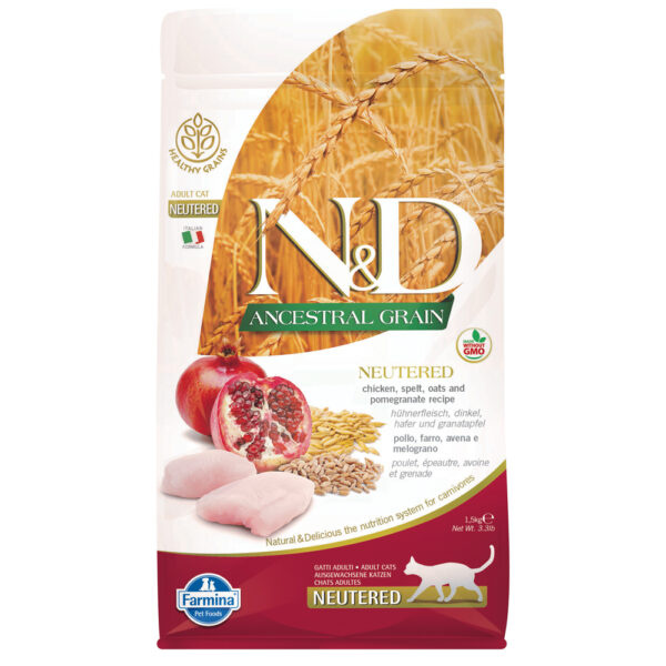 Famina N&D Ancestral Grain Adult Neutered Chicken &