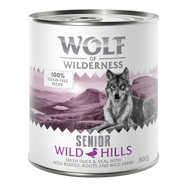Výhodné balení: Wolf of Wilderness Senior 12 x 800 g