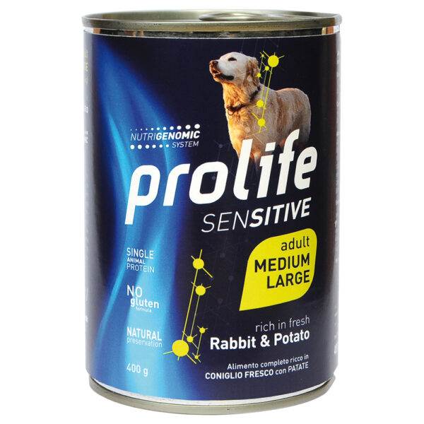 Prolife Dog Grain Free Sensitive Adult Medium/Large Rabbit &