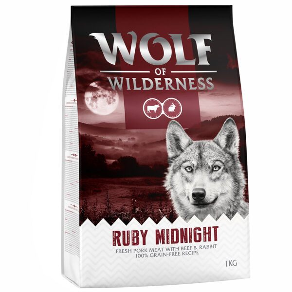 Wolf of Wilderness Adult "Ruby Midnight" - hovězí