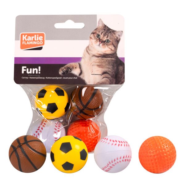 Karlie hračka pro kočky míček z pěnové