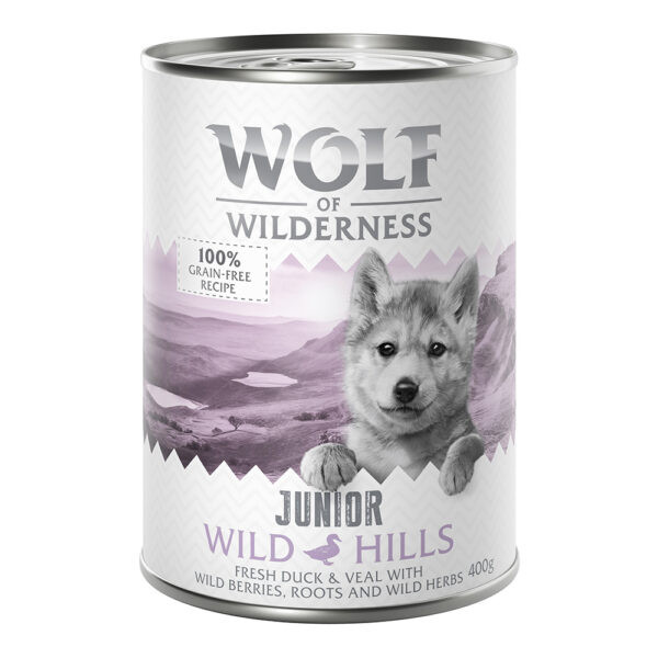 Výhodné balení: Little Wolf of Wilderness Junior 12 x 400