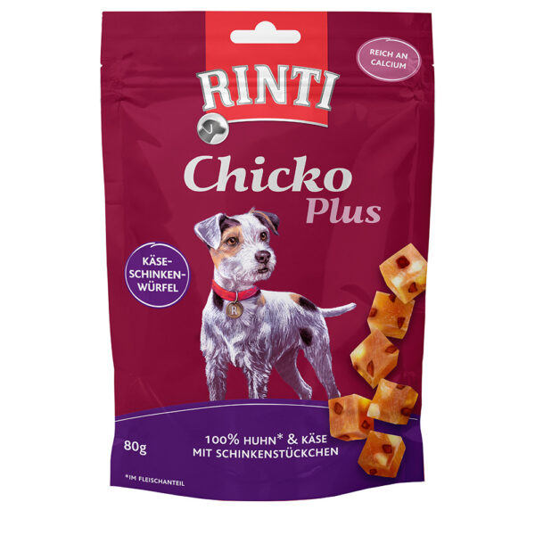 RINTI Chicko Plus kostky šunka a sýr