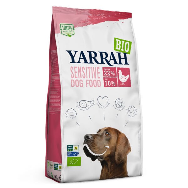 Yarrah Bio Sensitive s bio kuřecím masem a