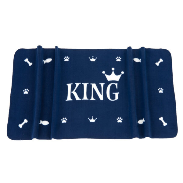 Kingsday hebká deka KING modrá -