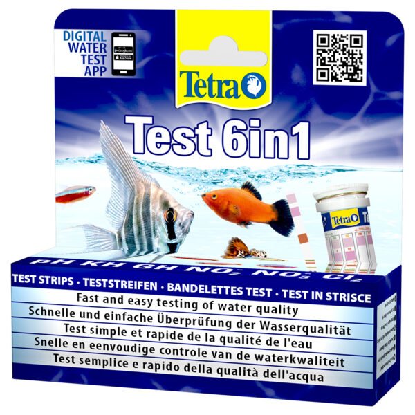 TetraTest 6 v 1 proužky k testu vody
