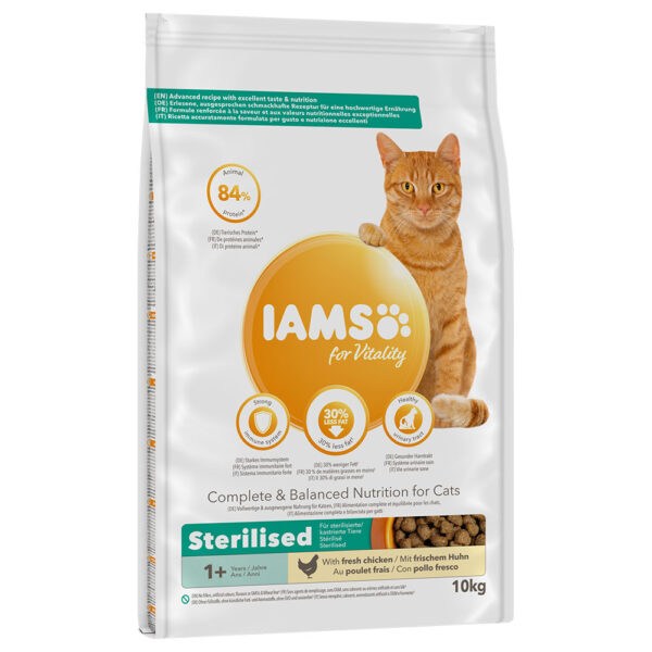 IAMS for Vitality Cat Adult Sterilised Chicken -