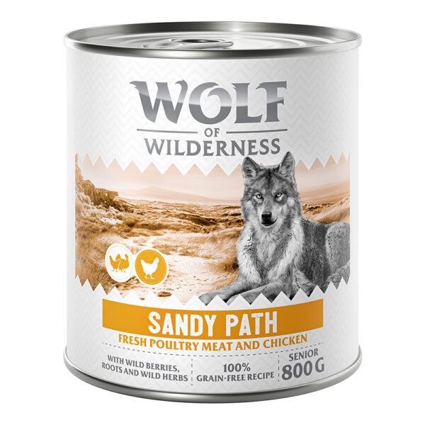 Wolf of Wilderness Senior 6 x 800 g – se spoustou čerstvé