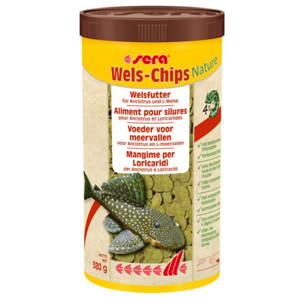 sera Wels Chips Nature - výhodné balení:
