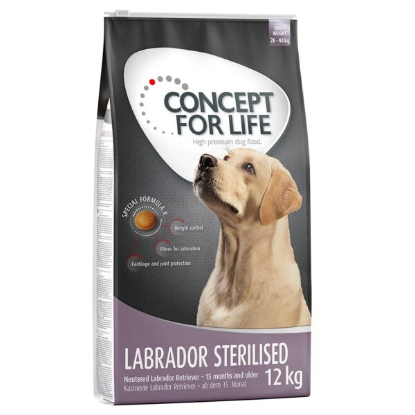 Concept for Life Labrador Sterilised  - výhodné