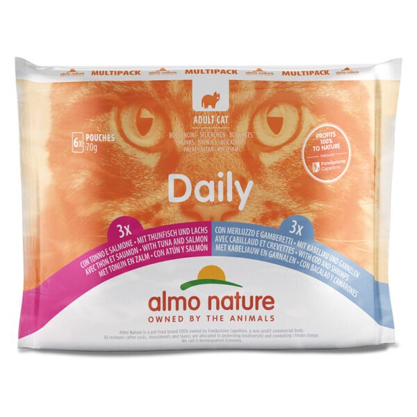 Almo Nature Cat Daily Menu kapsička 24 x 70 g - Mix (2 druhy)